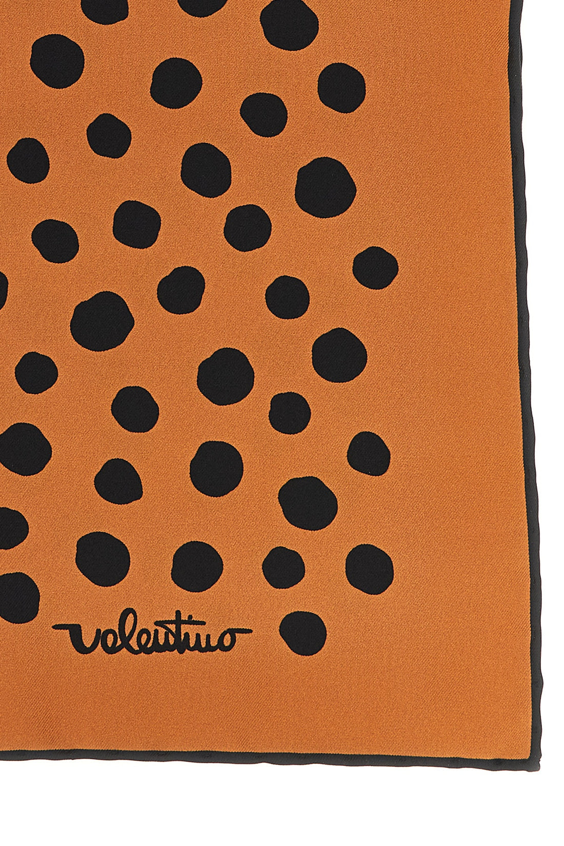 VALENTINO GARAVANI OS pois dalmata patterned silk scarf