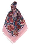 après lhiver - poppies print silk scarf