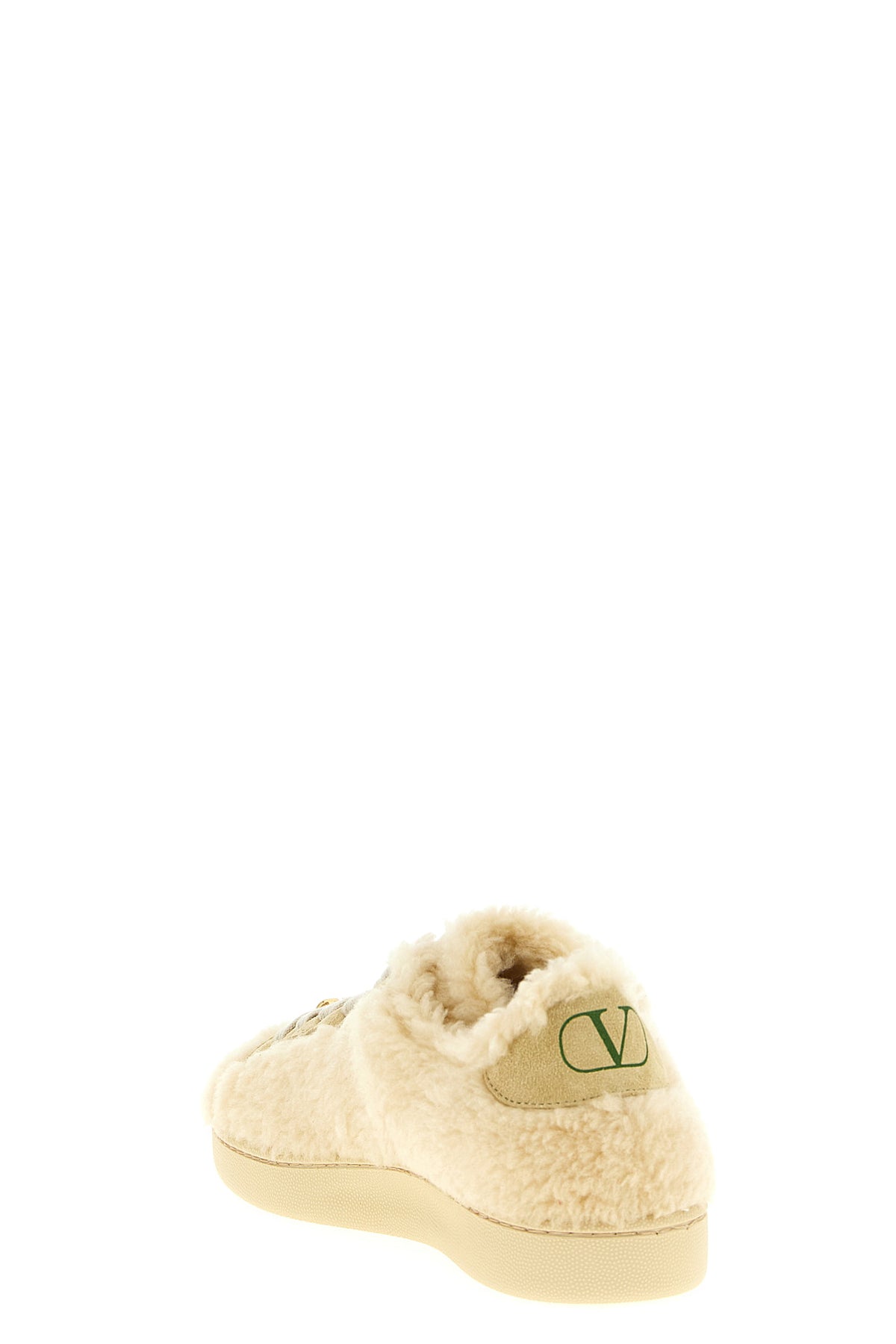 royco sneakers in teddy-effect wool
