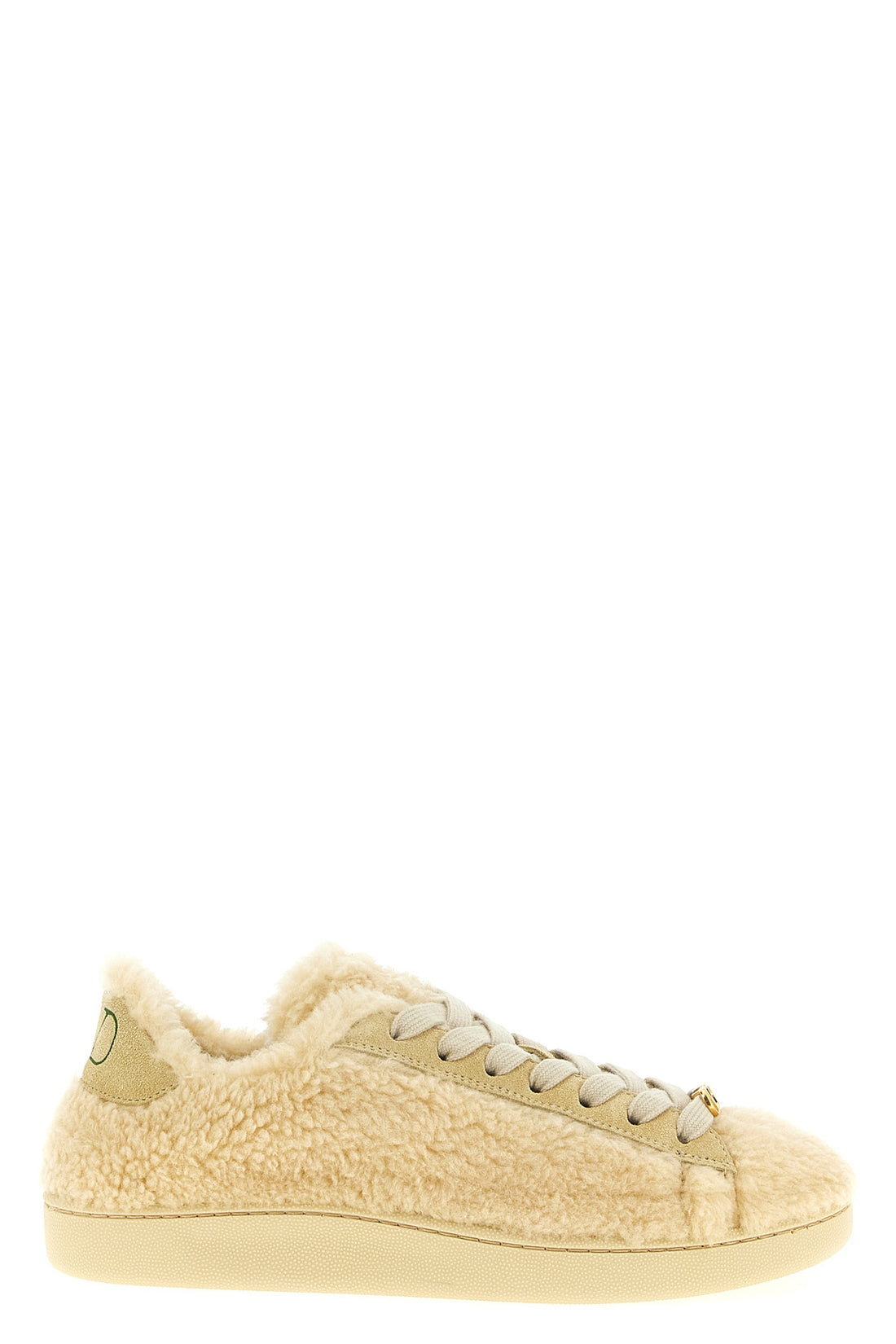 VALENTINO GARAVANI 37 royco sneakers in teddy-effect wool