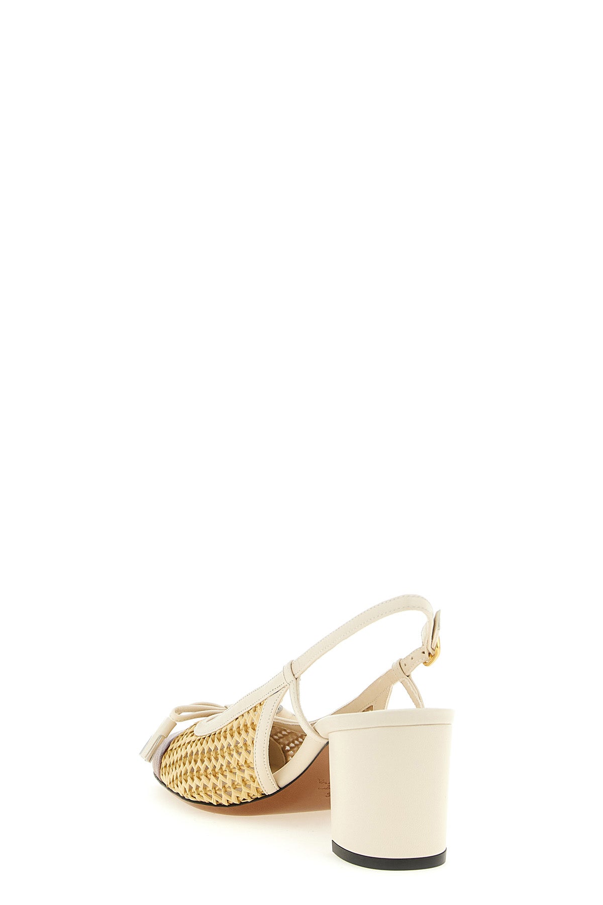 valet du roi mesh slingbacks covered