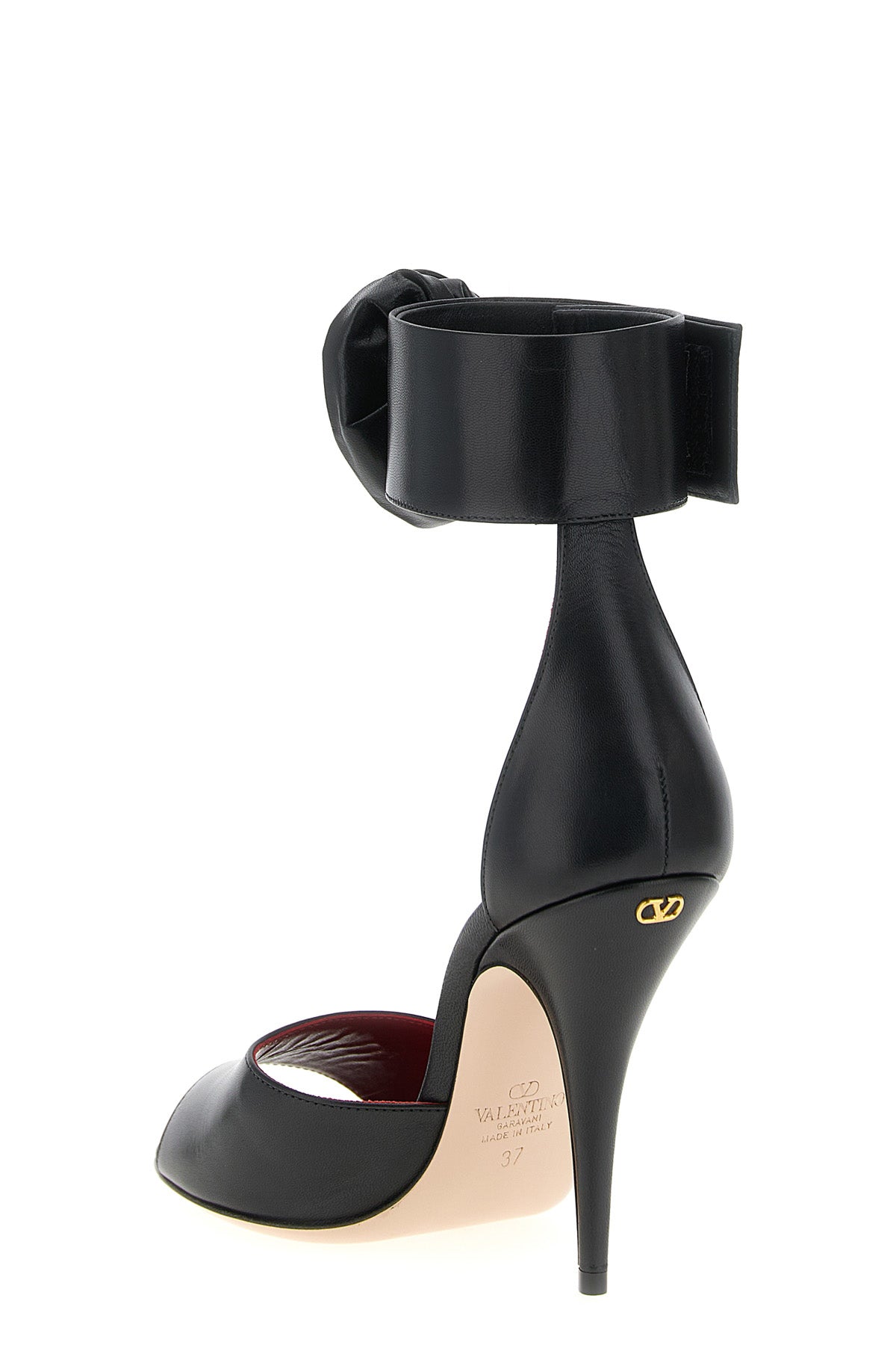 drip rose kid leather sandals