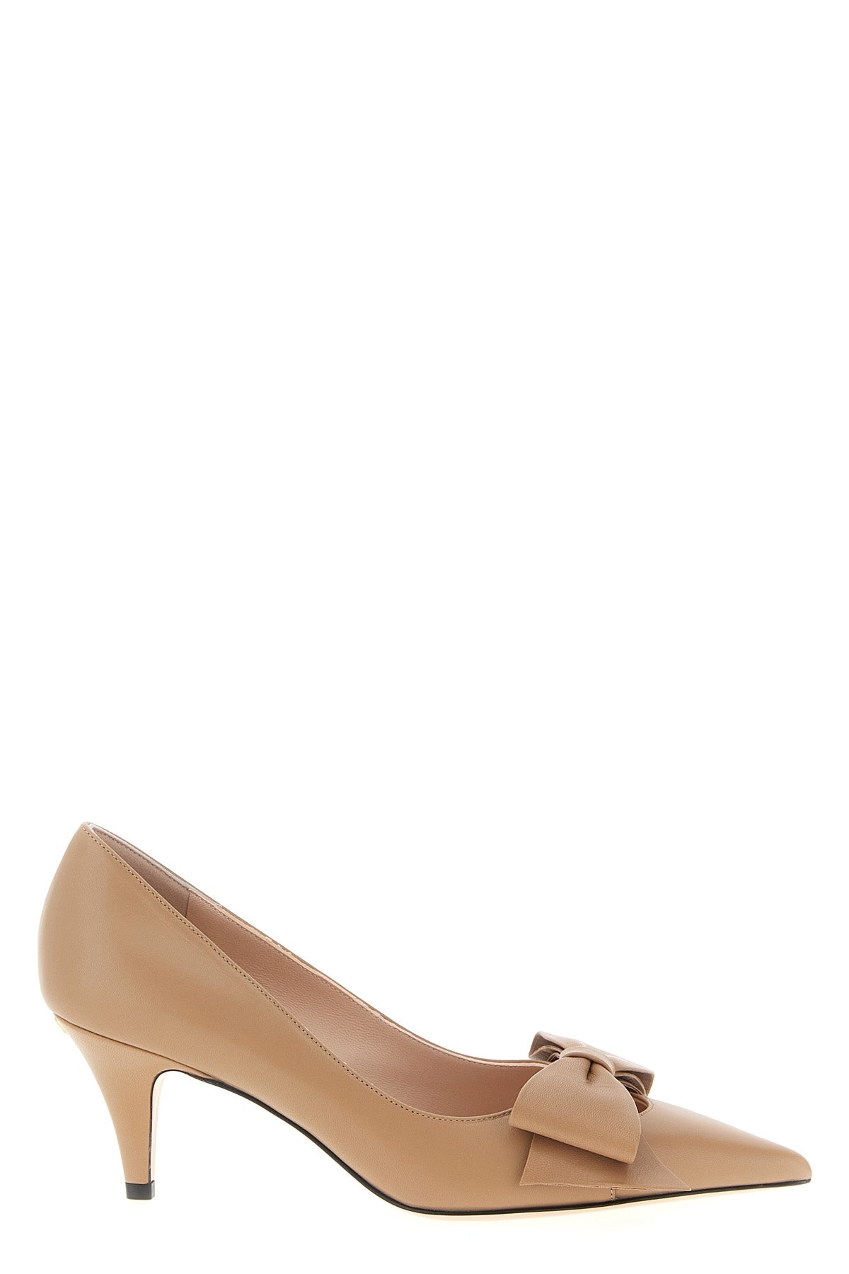 bowow pointed pumps in kid leather