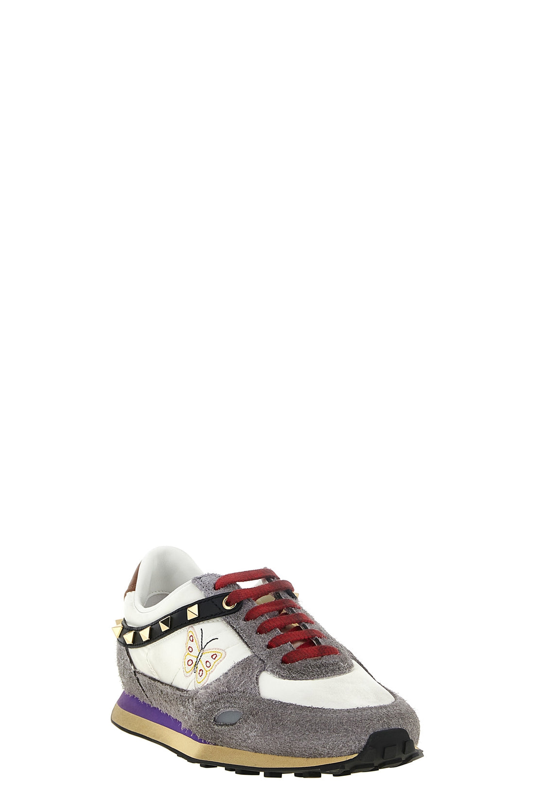 VALENTINO GARAVANI 37 valentino garavani stud up sneakers redefine sporty aesthetics through a sophi