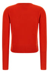 shrunken crew cashmere sweater