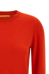 shrunken crew cashmere sweater