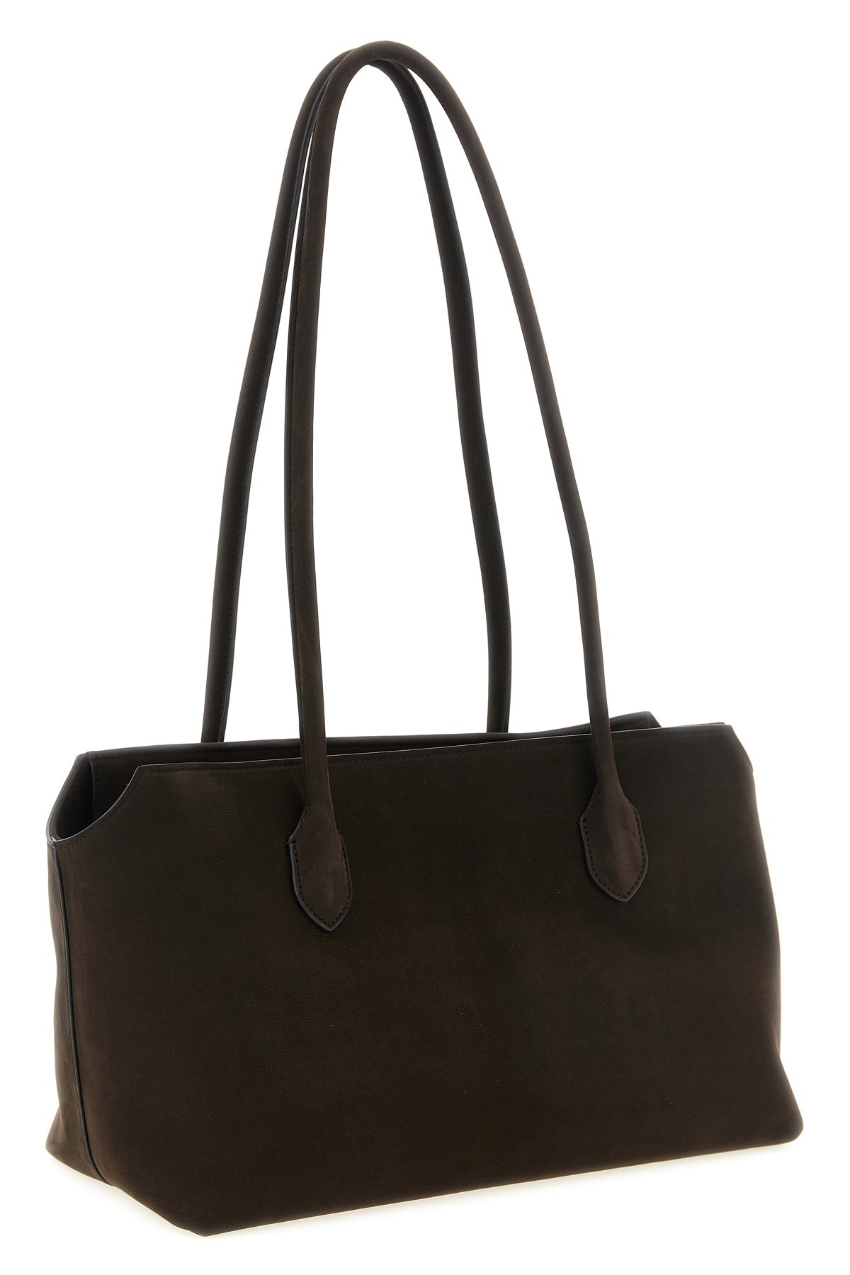terrasse shoulder bag in ultra-soft natural-grain nubuck leather
