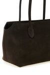 terrasse shoulder bag in ultra-soft natural-grain nubuck leather