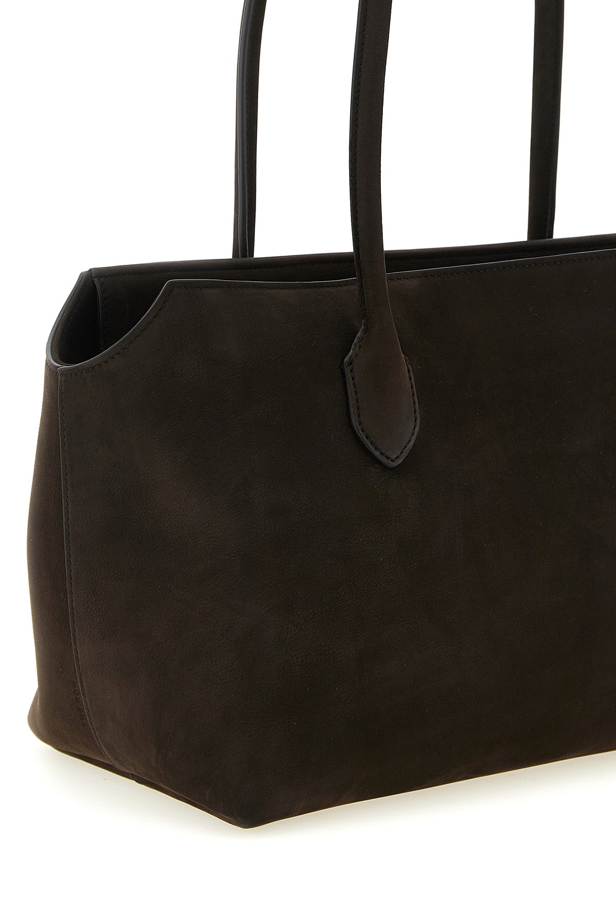 terrasse shoulder bag in ultra-soft natural-grain nubuck leather