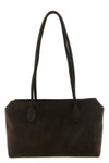 terrasse shoulder bag in ultra-soft natural-grain nubuck leather