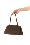 peggy leather clutch