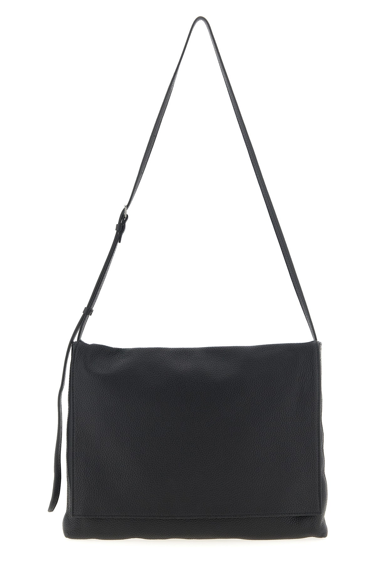 nan hammered deer leather crossbody bag
