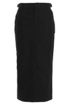 cargo cotton midi skirt