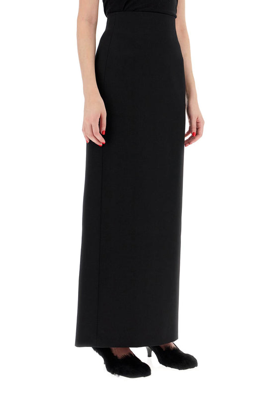 long skirt in grain de poudre