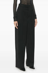 high-waisted rhw wool pants