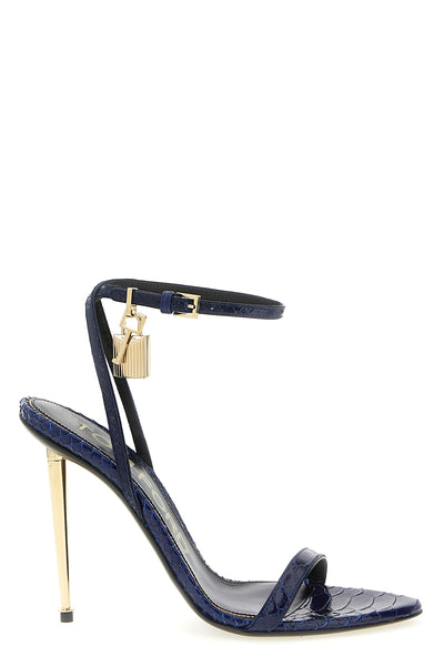 python print leather sandals