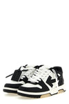 the off-white out of office sneakers feature a structured low-top silhouette