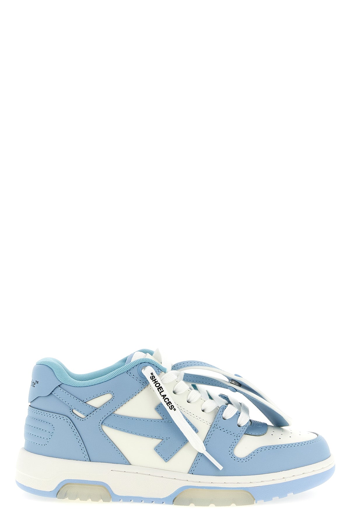 the off-white out of office sneaker in fine calf leather redefines the codes o