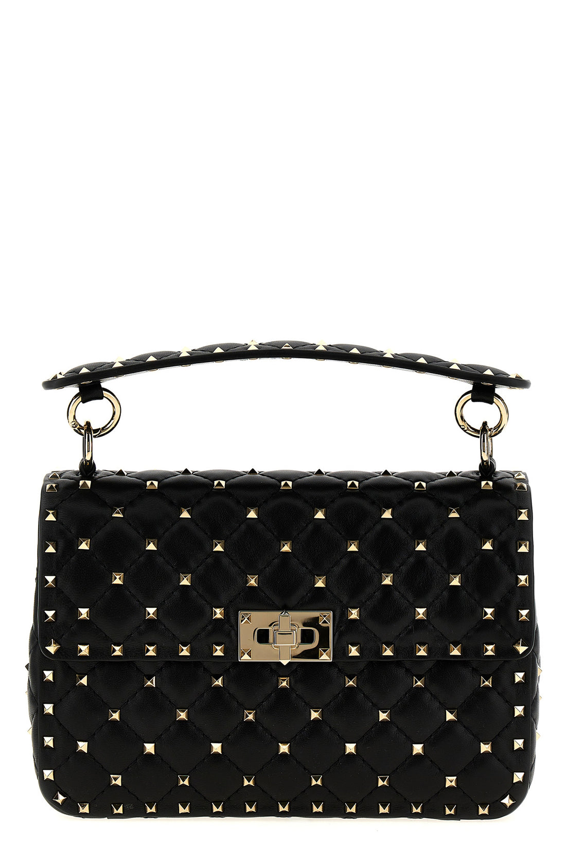 VALENTINO GARAVANI OS rockstud spike nappa shoulder bag