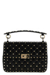 rockstud spike nappa shoulder bag