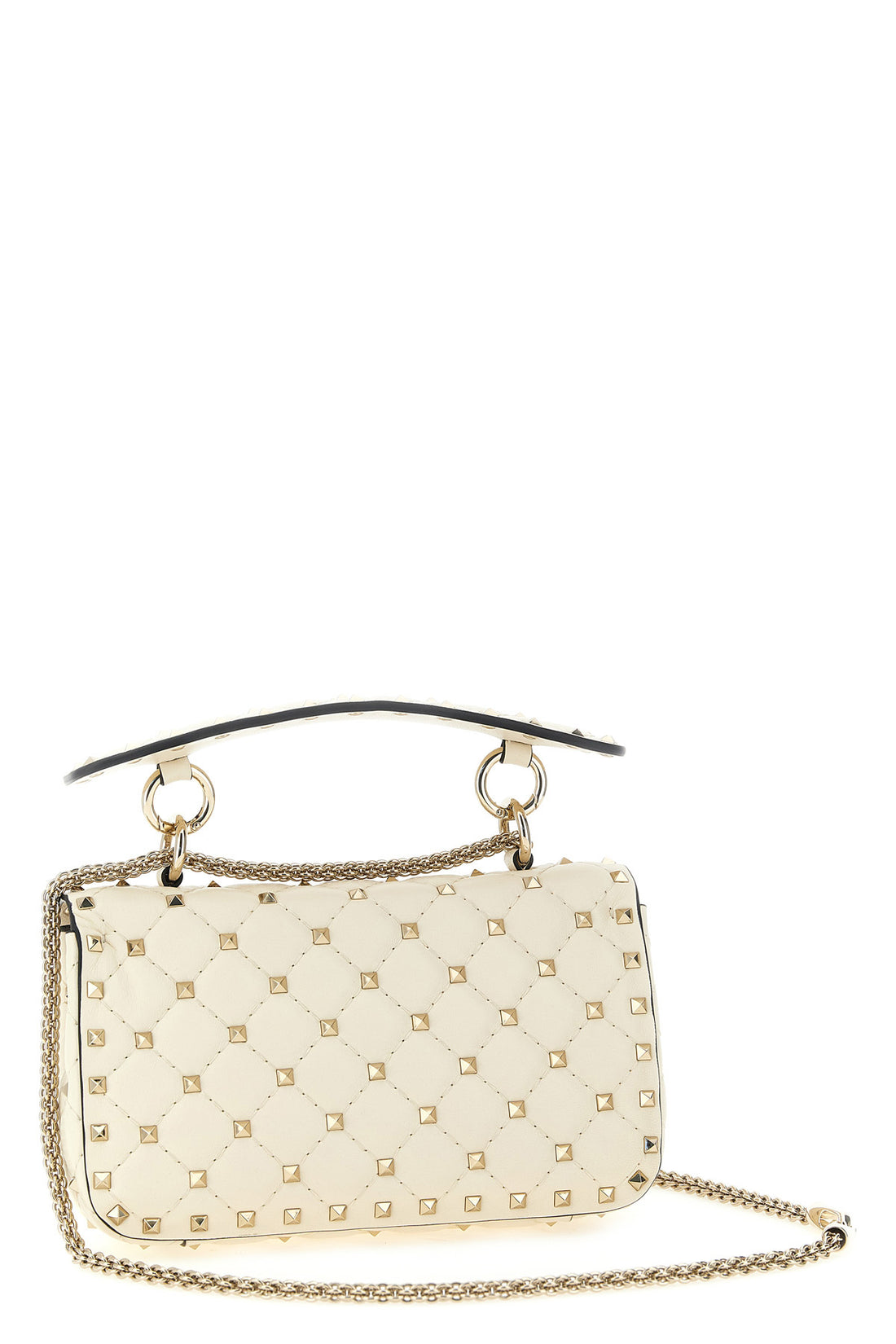 VALENTINO GARAVANI OS the valentino garavani rockstud spike small shoulder bag in soft lamb nappa is