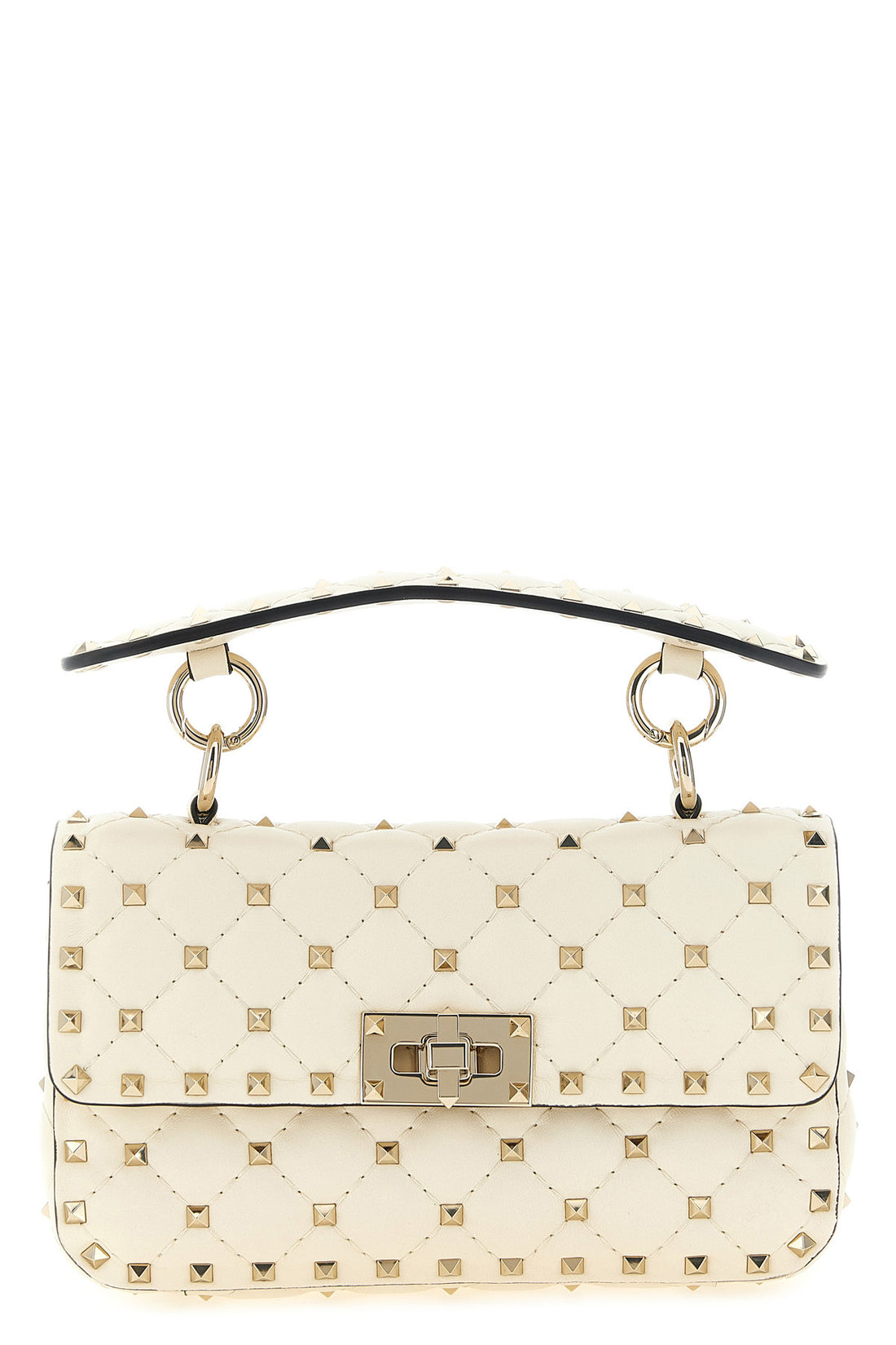 VALENTINO GARAVANI OS the valentino garavani rockstud spike small shoulder bag in soft lamb nappa is