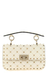 the valentino garavani rockstud spike small shoulder bag in soft lamb nappa is