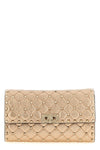 rockstud spike crossbody bag in laminated nappa leather