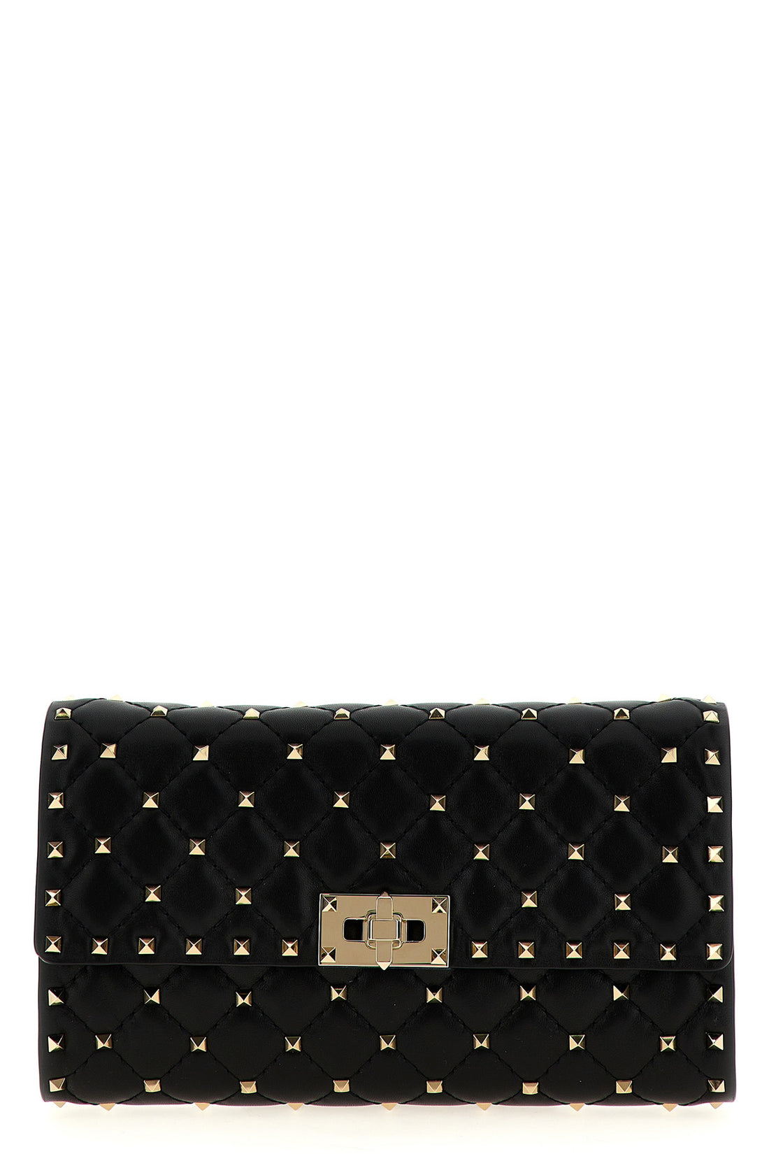 VALENTINO GARAVANI OS rockstud spike quilted nappa leather shoulder bag