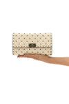 rockstud spike quilted nappa leather shoulder bag