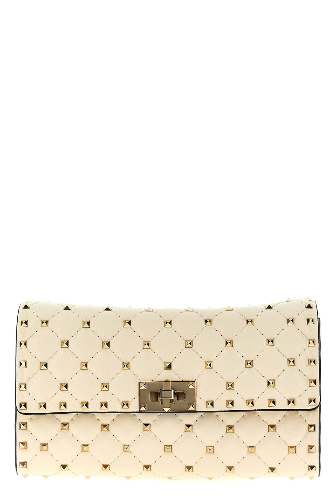 VALENTINO GARAVANI OS rockstud spike quilted nappa leather shoulder bag