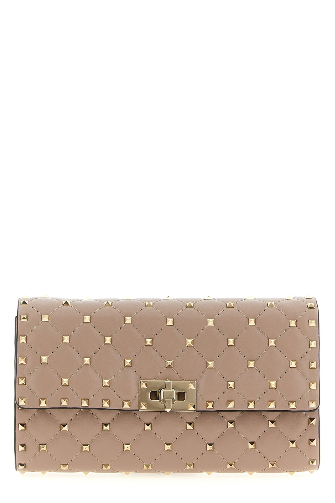 VALENTINO GARAVANI OS rockstud spike quilted nappa leather shoulder bag