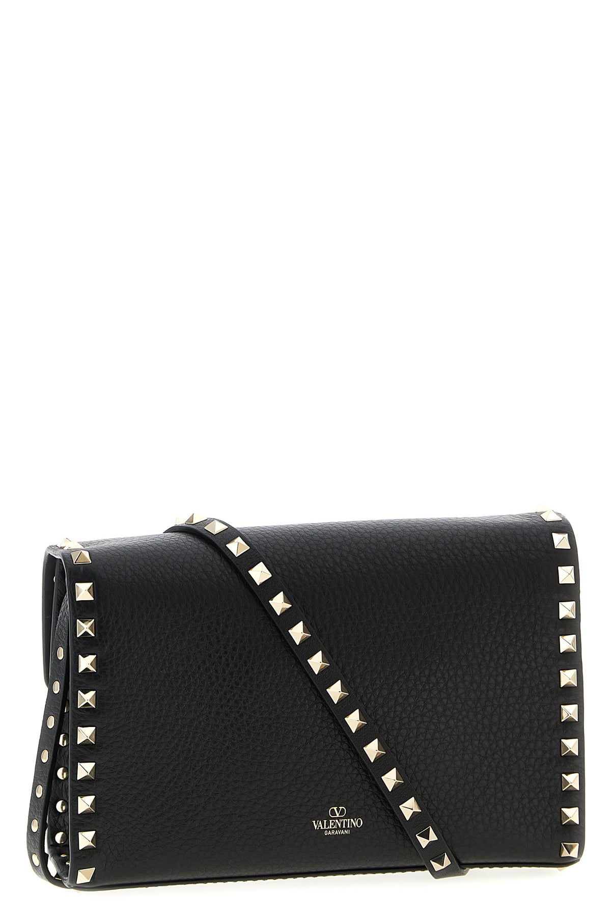 rockstud small leather crossbody bag