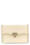 small rockstud crossbody bag in garnet calf leather