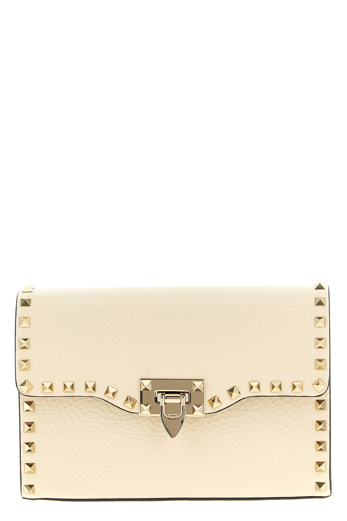 small rockstud crossbody bag in garnet calf leather