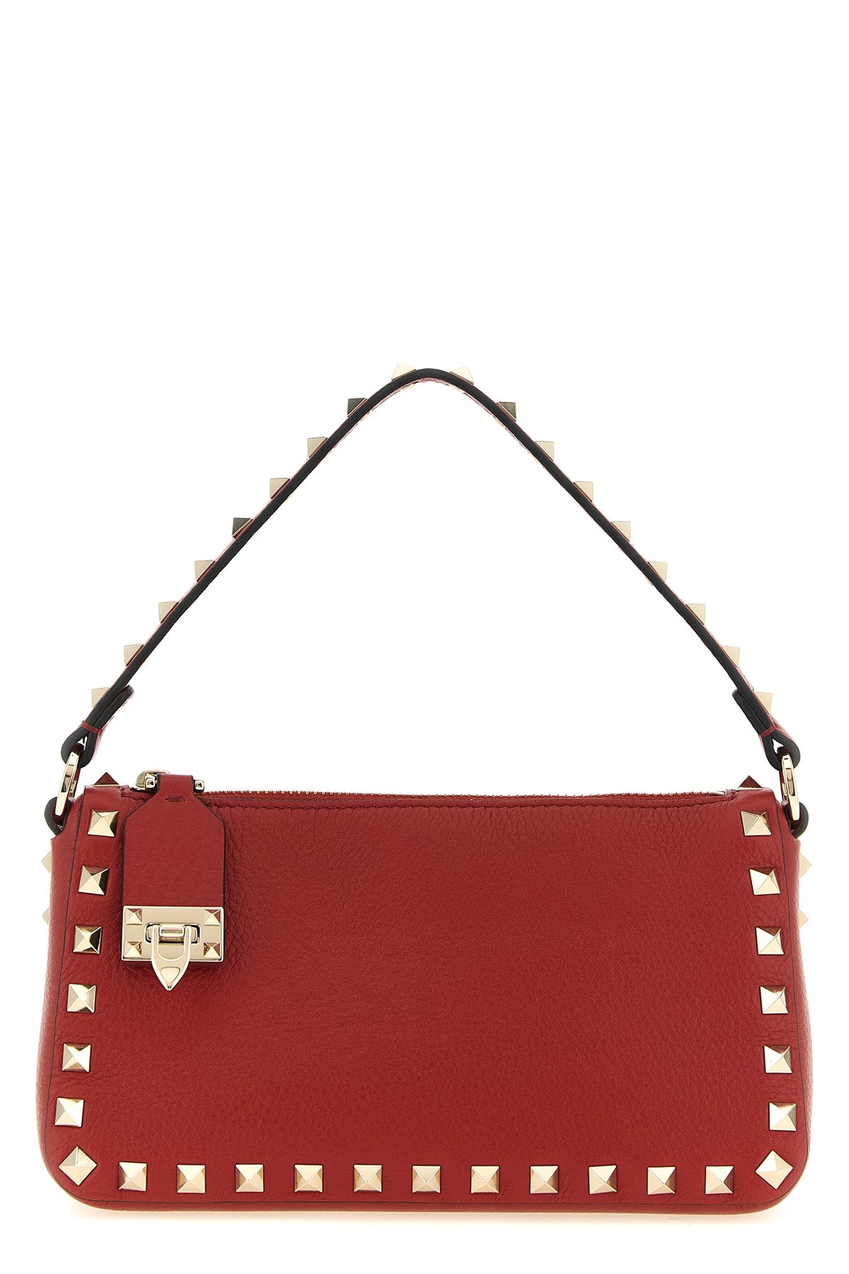 the valentino garavani small shoulder bag in red elk print calf embodies the ess