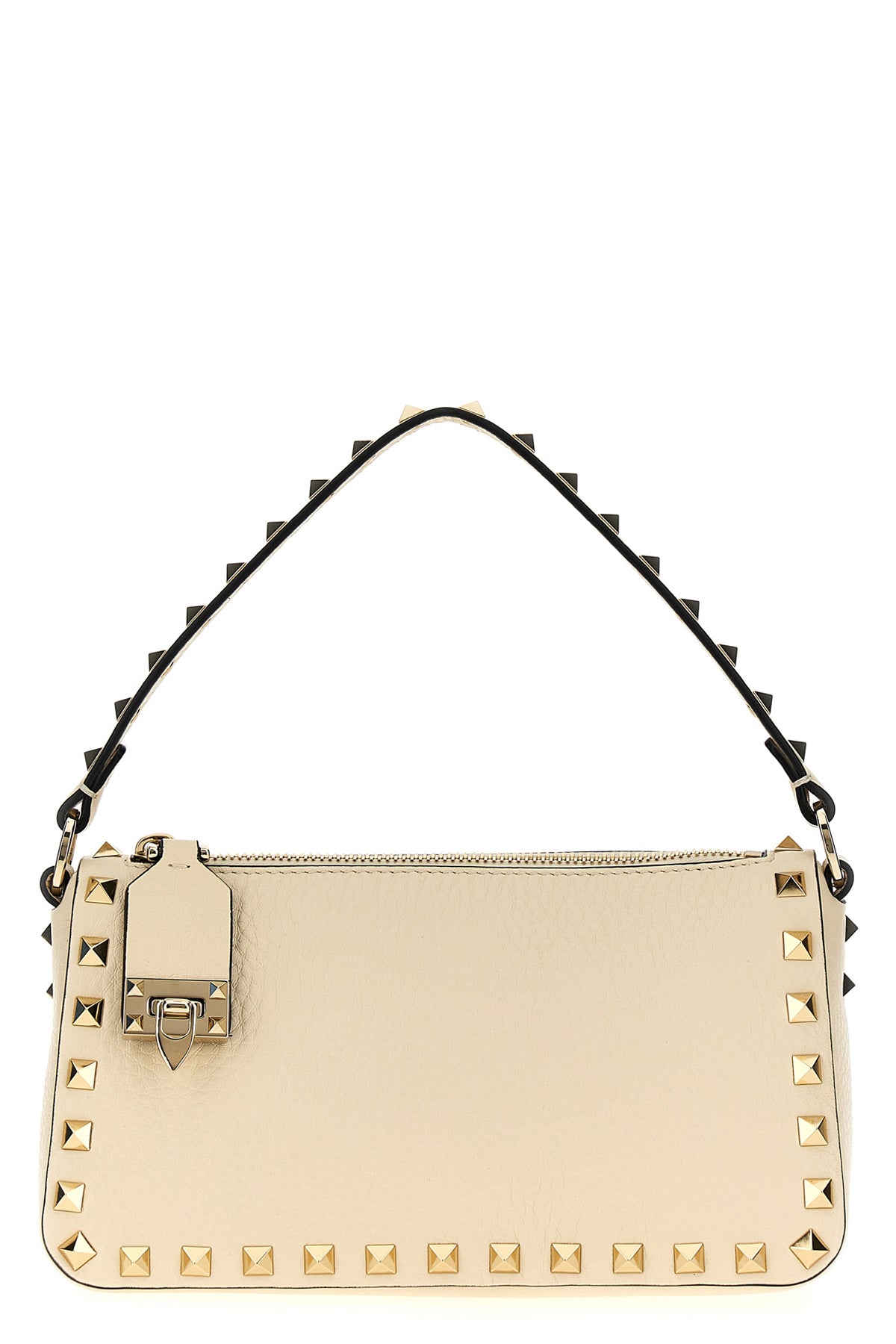 rockstud small leather shoulder bag