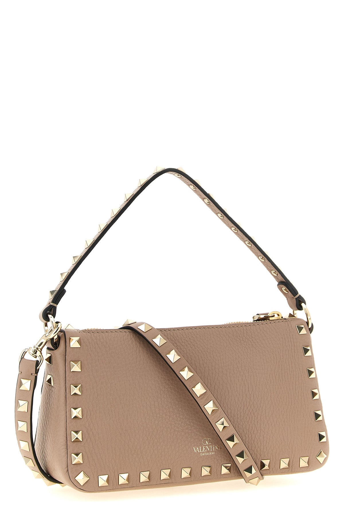 valentino garavani small shoulder bag in fine hammered calf leather sets new sta