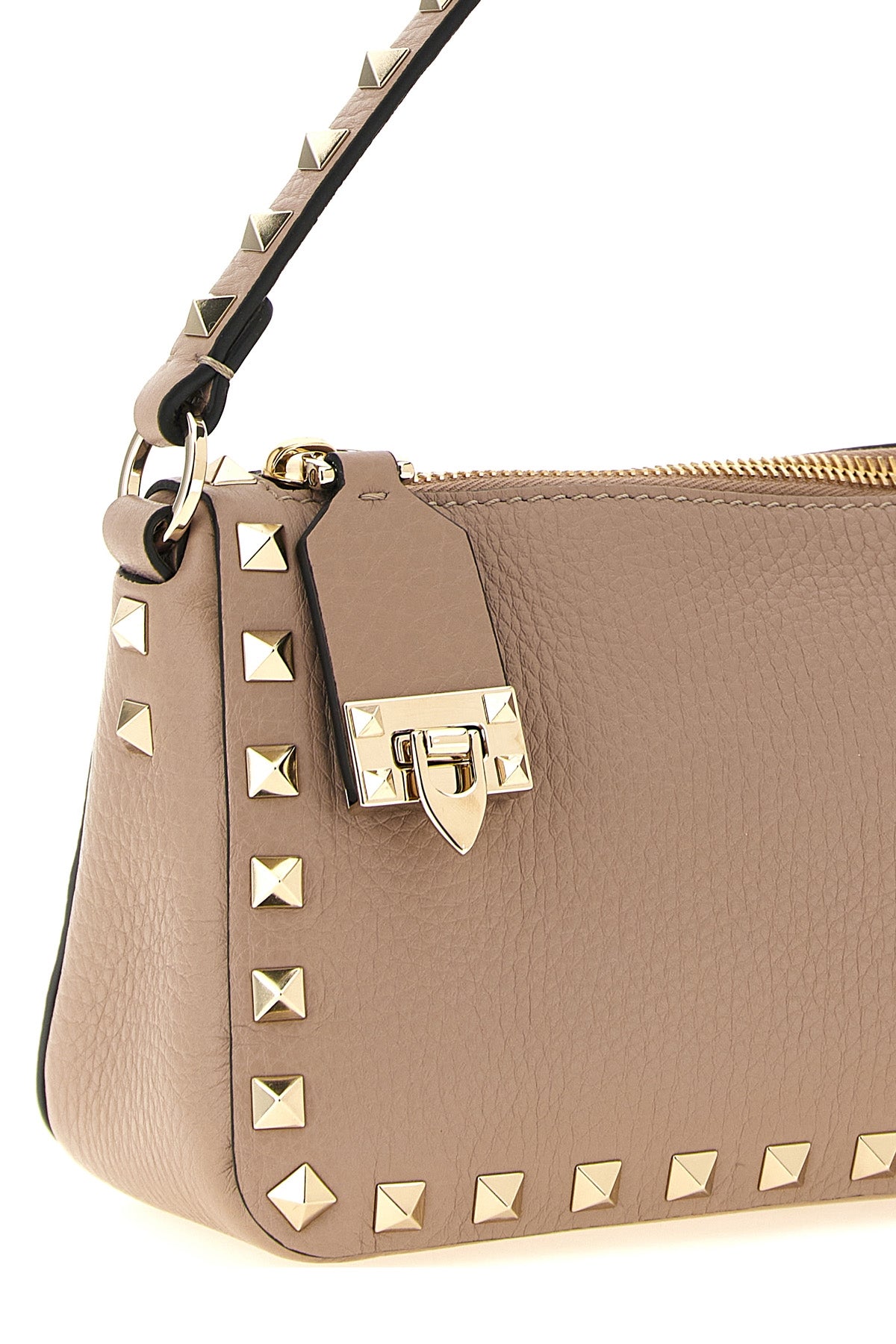 valentino garavani small shoulder bag in fine hammered calf leather sets new sta