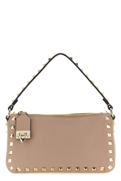 valentino garavani small shoulder bag in fine hammered calf leather sets new sta