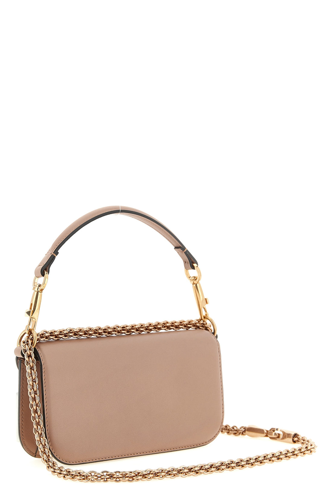 VALENTINO GARAVANI OS the valentino garavani locò small shoulder bag is made of fine smooth calf lea