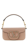 the valentino garavani locò small shoulder bag is made of fine smooth calf lea
