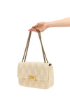 quiltie 67 shoulder bag in quilted nappa leather