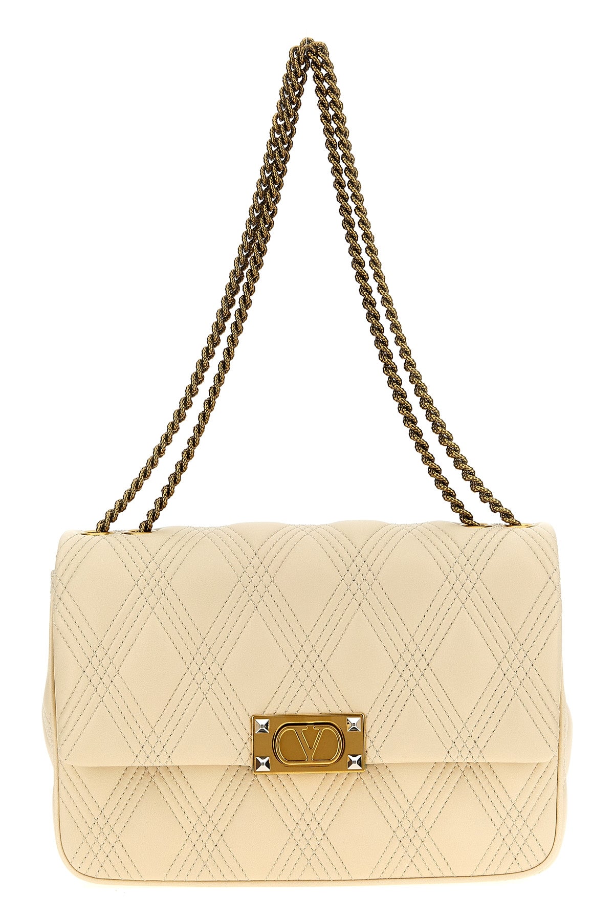 quiltie 67 shoulder bag in quilted nappa leather