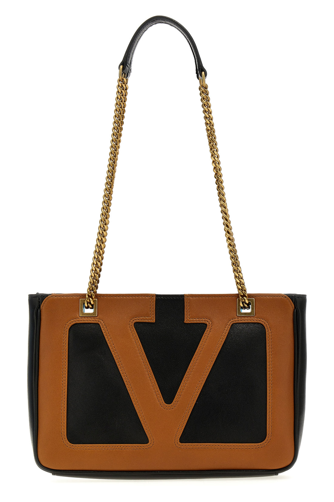 VALENTINO GARAVANI OS viva superstar small nappa leather shopping bag