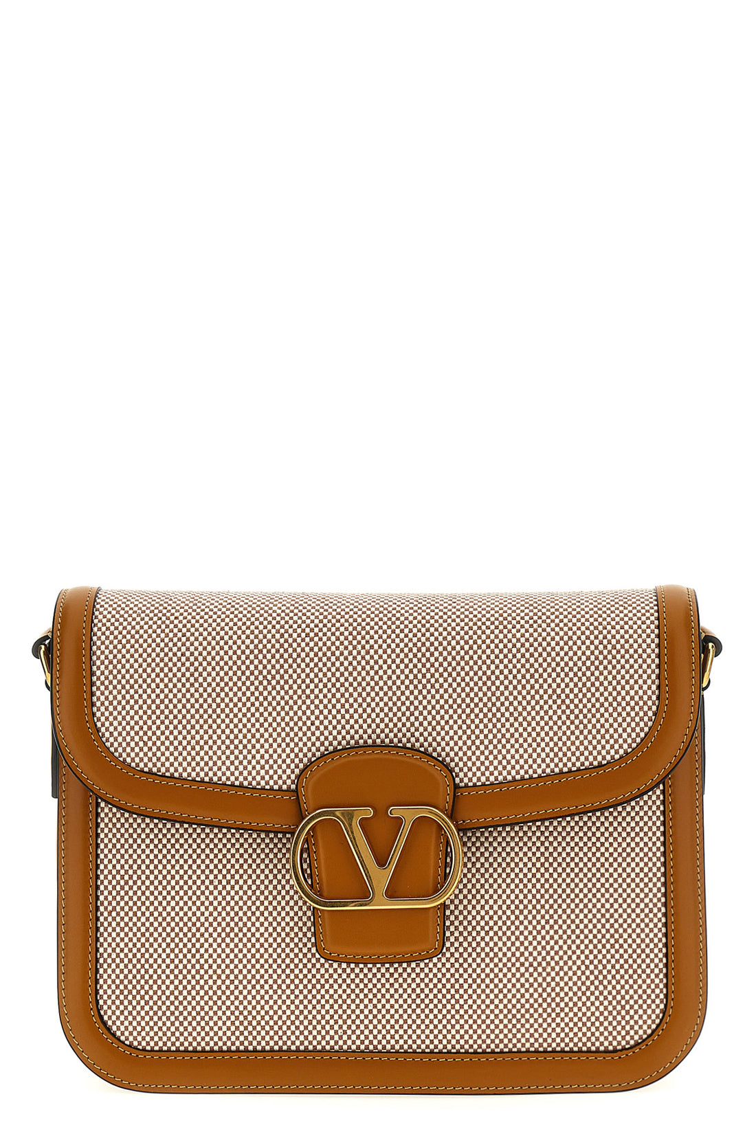 VALENTINO GARAVANI OS 9to5 canvas and leather shoulder bag