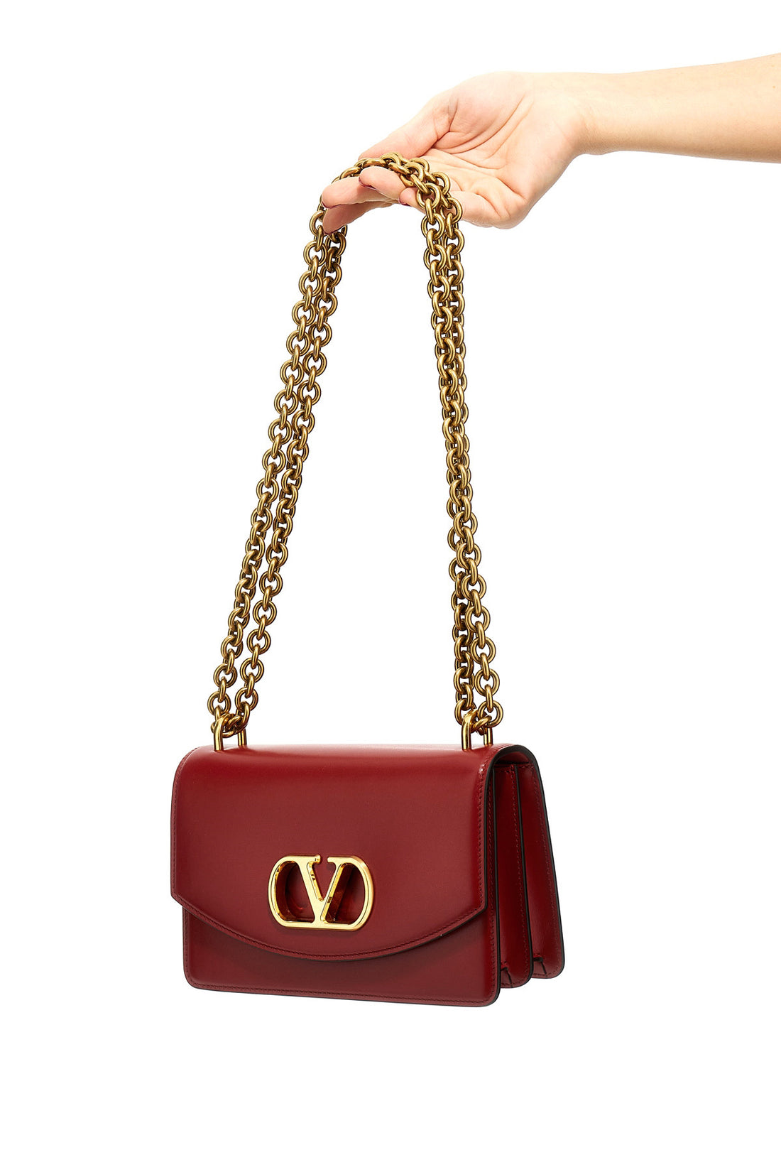 VALENTINO GARAVANI OS vain leather shoulder bag
