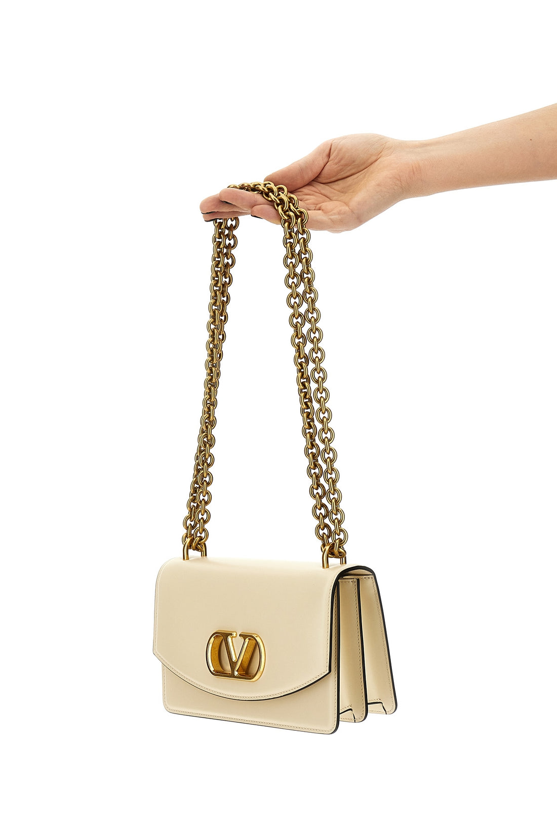 VALENTINO GARAVANI OS vain leather shoulder bag
