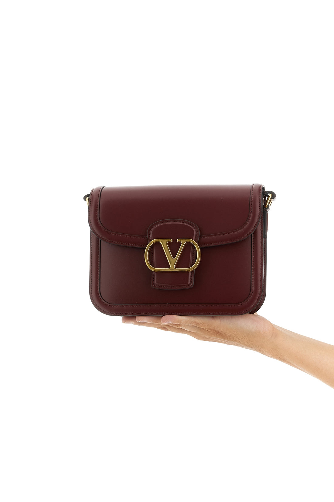 VALENTINO GARAVANI OS small 9to5 smooth calf leather crossbody bag