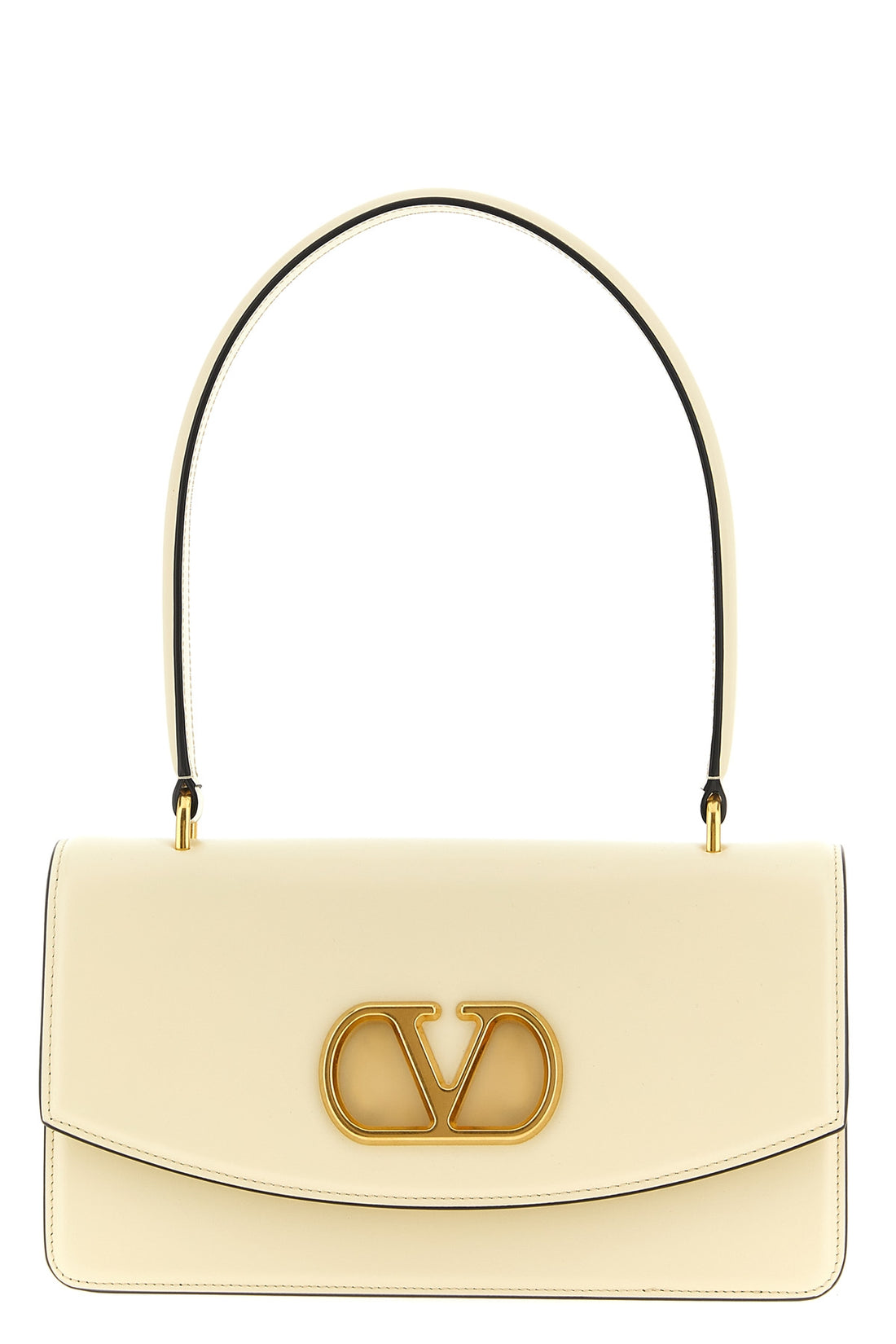 VALENTINO GARAVANI OS vain shoulder bag in shiny calf leather